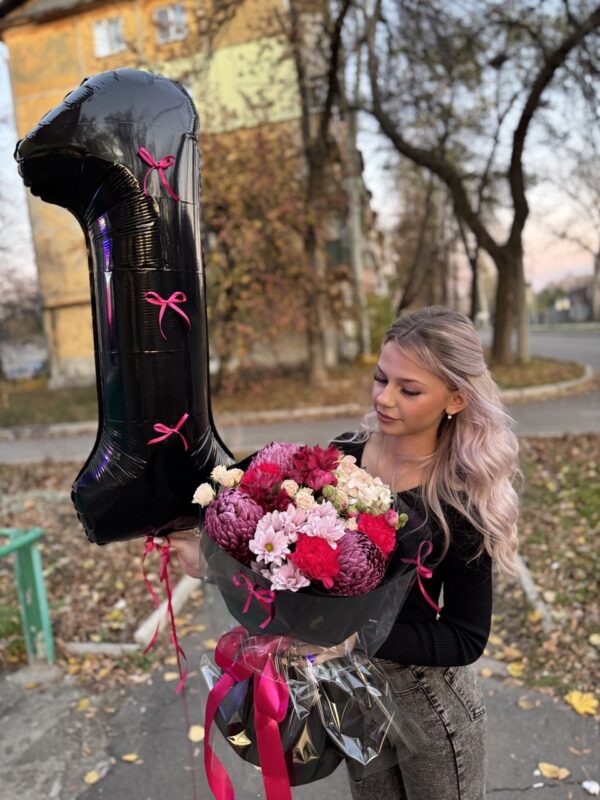 Букет "Black вечеринка" 1